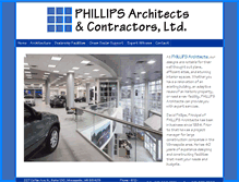 Tablet Screenshot of phillipsarchitects.com